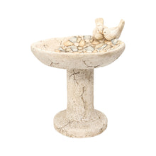 Load image into Gallery viewer, Stony Birdbath on Pillar 42x38x45cm
