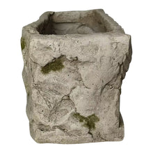 Load image into Gallery viewer, Aged Rectangular Planter w/Angel 37x19.5x18cm
