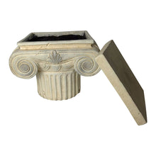 Load image into Gallery viewer, Elaborate Roman Pillar Planter/Stand w/Lid 40x31x32.5cm
