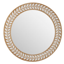 Load image into Gallery viewer, 70cm Sorrento Leaf &amp; Corked Mirror 70x2.3cm
