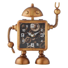 Load image into Gallery viewer, Copper Robot Table Clock 25x7.5x28cm
