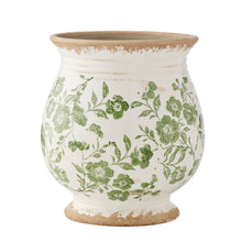 Load image into Gallery viewer, Green Leaf Bulb Shape Vase Lge 22x22x24cm
