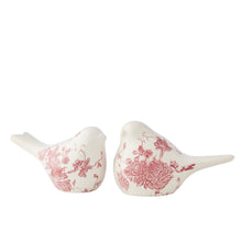 Load image into Gallery viewer, Set/2 Asst Size Cherry Blossom Birds 20.5x9x11.5/16.5x9.5x10cm
