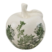Load image into Gallery viewer, Set of Green Floral Apple &amp; Pear 11.5x11.5x16.5/11x11x11.5cm
