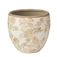 Load image into Gallery viewer, French Country Med Pot Planter 18.5x18.5x17cm
