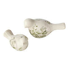 Load image into Gallery viewer, S/2 Green Floral Birds 21x10x12/15.5x8.5x10cm
