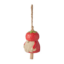 Load image into Gallery viewer, Strawberry Gnome Wind Chime 12x12x12cm
