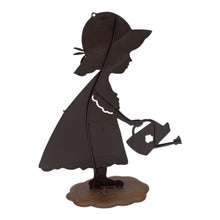 Load image into Gallery viewer, Colourful Girl w/Watering Can Garden Statue 31x11x39cm
