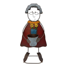 Load image into Gallery viewer, Colourful Nana w/Flower Pot 43x21.5x82cm
