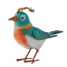 Load image into Gallery viewer, Colourful Green Bird Decoration 21x9x18.5cm

