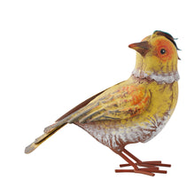 Load image into Gallery viewer, Colourful Yellow Bird Decoration 18.5x9x17cm
