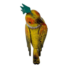 Load image into Gallery viewer, Colourful Yellow Bird Decoration 18.5x9x17cm
