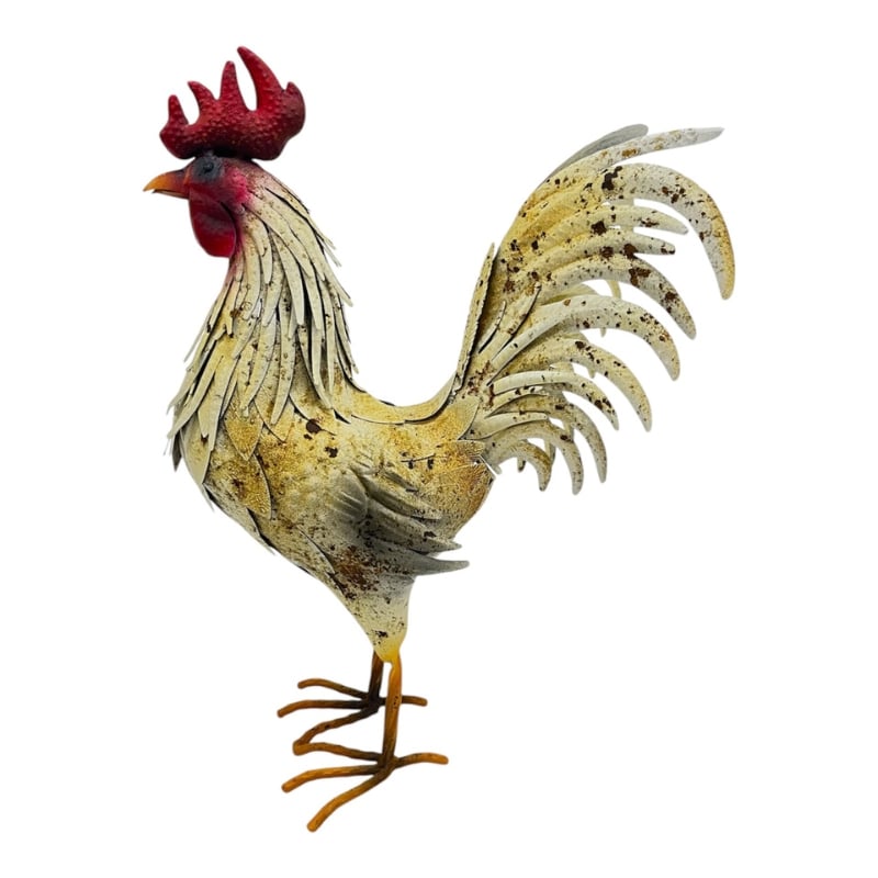 45cm Proud Rooster Statue 31x22.5x45cm