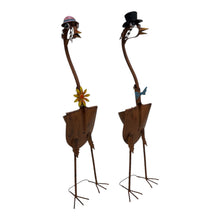 Load image into Gallery viewer, Set/2 Asst Tall Standing Bird Couple 31x27x115/31x24x112cm
