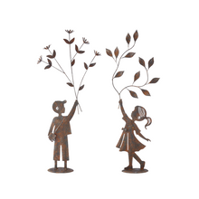Load image into Gallery viewer, Set/2 Asst Kids W/Branches 33x16.5x88cm/31x16.5x84cm

