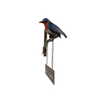 Load image into Gallery viewer, Door Post Welcome Sign W/Colourful Bird   30.5x25x41
