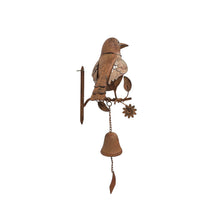 Load image into Gallery viewer, Door Post Bell W/Bird 16x15.5x41.5cm
