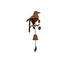 Load image into Gallery viewer, Door Post Bell W/Bird 16x15.5x41.5cm
