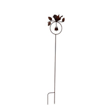 Load image into Gallery viewer, Bird on Branch W/Bell Garden Stake 16.5x6x89
