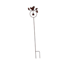 Load image into Gallery viewer, Bird on Branch W/Bell Garden Stake 16.5x6x89
