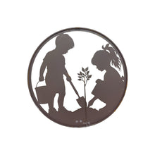 Load image into Gallery viewer, Laser Cut Kids in The Garden Wall Art  60x0.6x60cm
