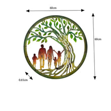 Load image into Gallery viewer, Laser Cut Family &amp; Tree of Life Wall Art 60x0.6x60cm
