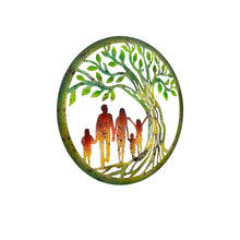 Load image into Gallery viewer, Laser Cut Family &amp; Tree of Life Wall Art 60x0.6x60cm
