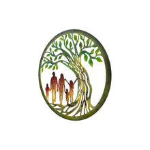 Load image into Gallery viewer, Laser Cut Family &amp; Tree of Life Wall Art 60x0.6x60cm
