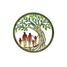 Load image into Gallery viewer, Laser Cut Family &amp; Tree of Life Wall Art 60x0.6x60cm
