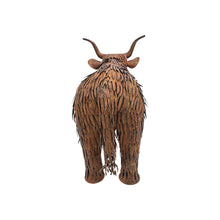 Load image into Gallery viewer, Highland Cow Garden Statue 64.5x35.5x53cm
