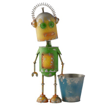 Load image into Gallery viewer, Yellow/Green Robot W/pot 29x19x58cm
