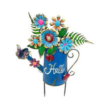 Load image into Gallery viewer, Blue Ladybug Wantering Can Stake 47x5.7x58.5 cm
