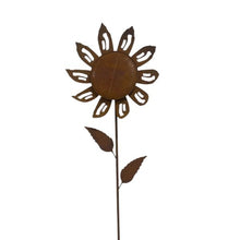 Load image into Gallery viewer, Sunflower Wind Spinner Stake 34.3x10.2x148cm
