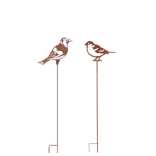 Load image into Gallery viewer, Set of 2 Perched Bird Stake 29x109
