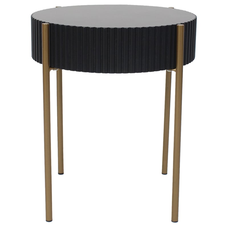 Eclipse Ribbed Side Table 40.5x40.5x47cm