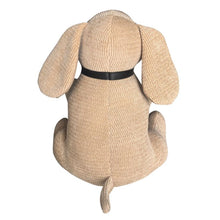 Load image into Gallery viewer, Beige Fabric Sitting Pup Door Stopper

