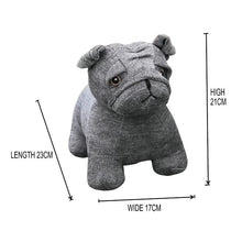 Load image into Gallery viewer, Grey French Bulldog Door Stopper
