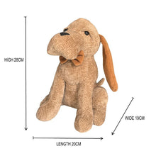 Load image into Gallery viewer, Brown Fabric Long-Eared Dog Door Stopper
