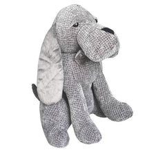Load image into Gallery viewer, Grey Fabric Long-Eared Dog Door Stopper
