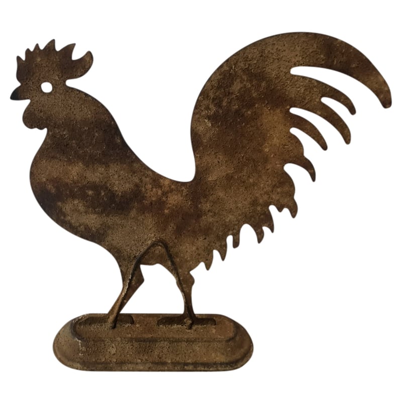 Rooster Statue on Base 30x7.5x32cm