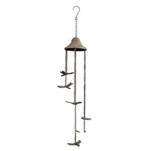 Load image into Gallery viewer, Cast-Iron Hanging Spiral Dragonflies Chime 13.5x82cm
