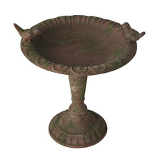 Load image into Gallery viewer, Small Standing Moss Bird Bath 29.5*27.5*29.5cm
