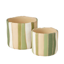 Load image into Gallery viewer, Stripe Hype Pot Large 17.5x17.5x16 cm
