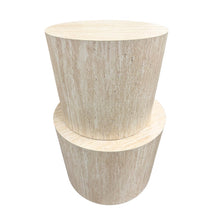 Load image into Gallery viewer, Set/2 Nested Round Display Pillars 48*38/38*32.5cm
