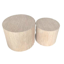 Load image into Gallery viewer, Set/2 Nested Round Display Pillars 48*38/38*32.5cm

