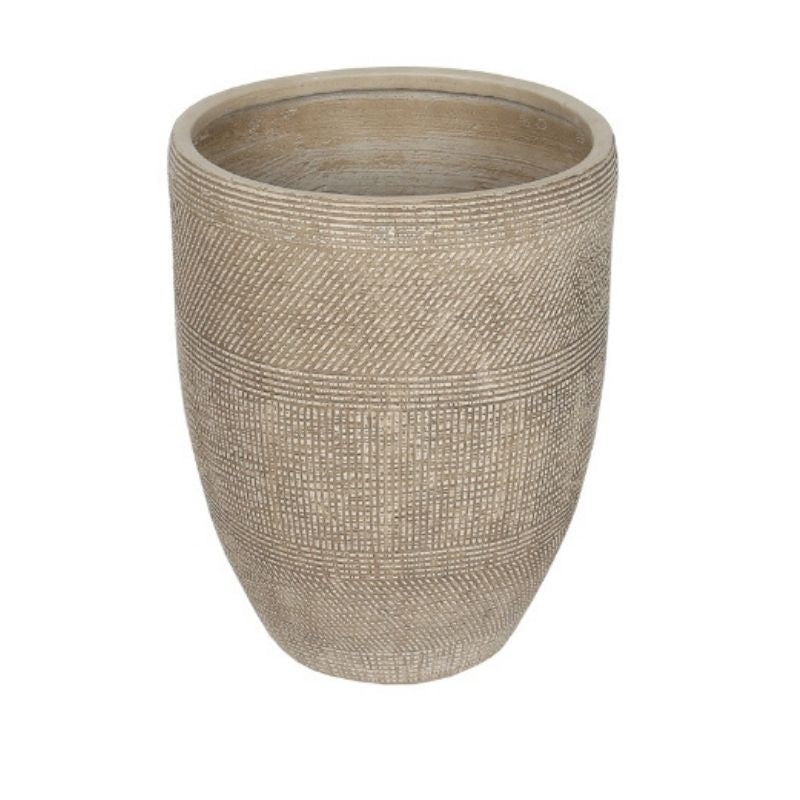 Subtle Textured Contemporary Planter 38x38x49cm