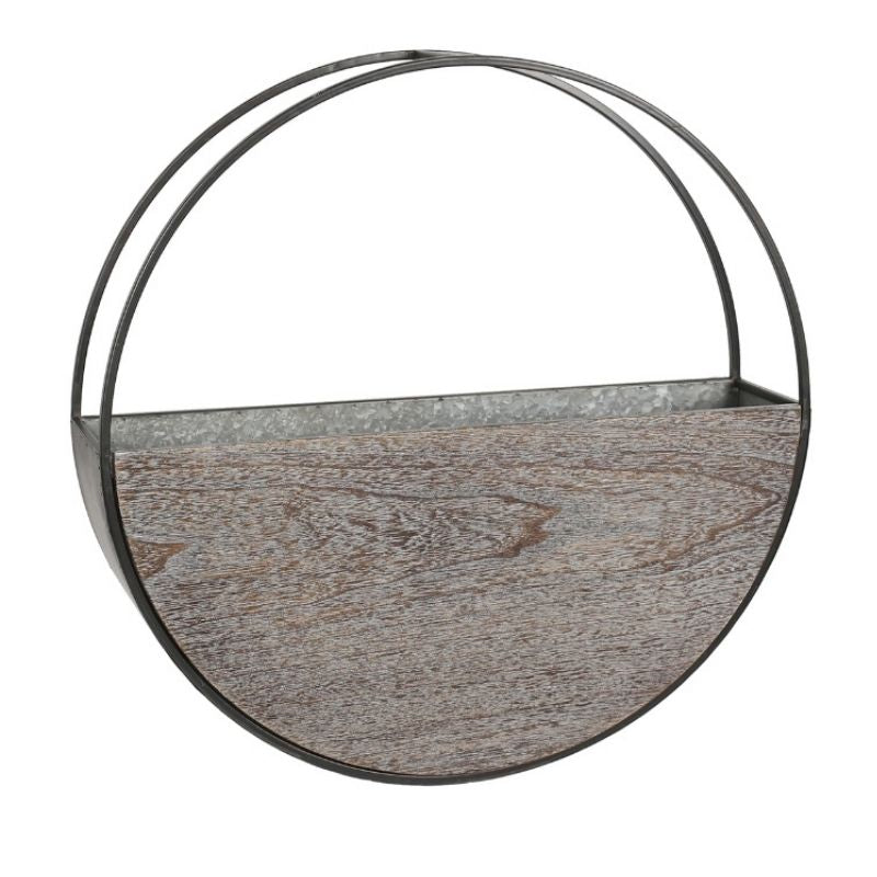 60cm Timber Elemental Wall Planter 60x60x14cm