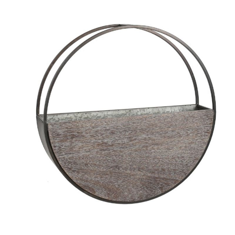 50cm Timber Elemental Wall Planter 50x50x12cm