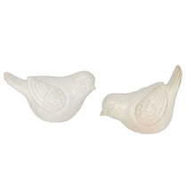 Load image into Gallery viewer, Set/2 White Decorative Birds 11x6x6cm
