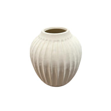 Load image into Gallery viewer, Camille White Vase Small 20x20x22cm
